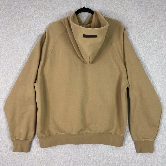 Essentials Fear of God Sweatshirt Mens S Brown Hoodie Pullover - Picture 6 of 12